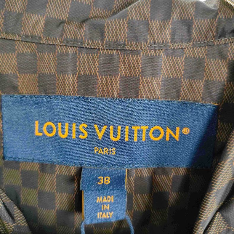 Louis Vuitton Louis Vuitton Brown checkerboard cropped jacket Size XS / US 0-2 / IT 36-38 - 5 Thumbnail