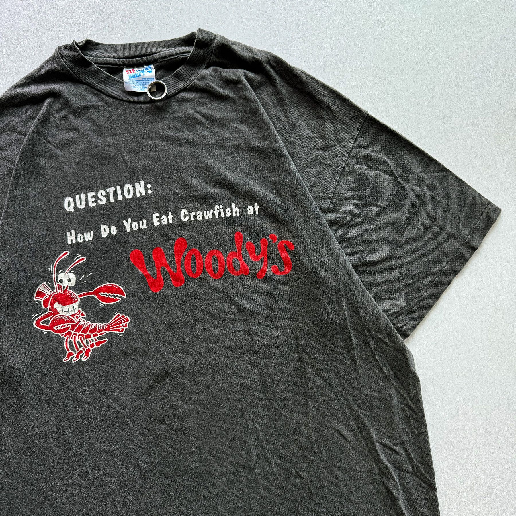 Vintage 1990s Vintage Woody's Crawfish Tee Size US XL / EU 56 / 4 - 2 Thumbnail