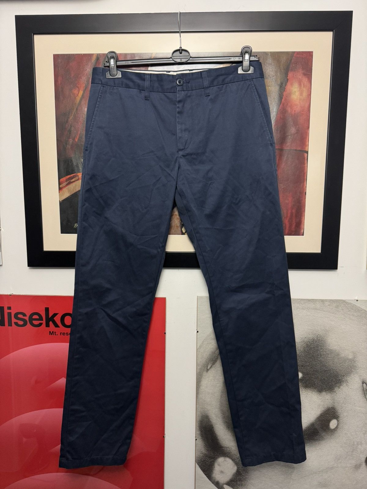 Carhartt Carhartt Johnson Pant Blue Classic Chino Skate Workwear Y2k Size US 31 - 2 Thumbnail