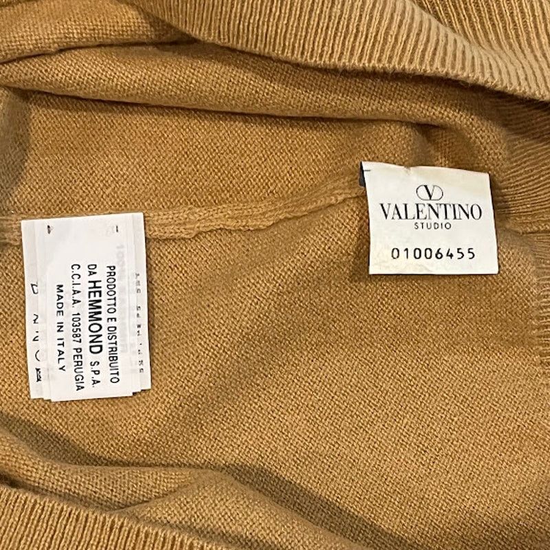Valentino NWOT Valentino Studio VNeck Cashmere Sweater Jumper Sz XXL Size US XXL / EU 58 / 5 - 6 Thumbnail