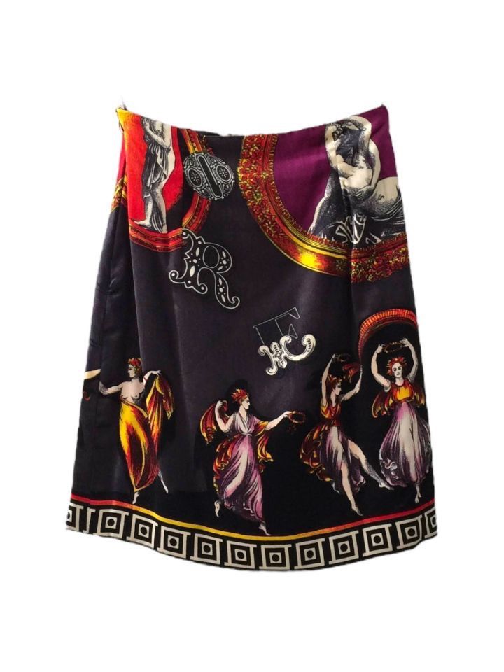 Versace Gianni Versace Canova Print Velvet Skirt Suit Size XS / US 0-2 / IT 36-38 - 11 Thumbnail