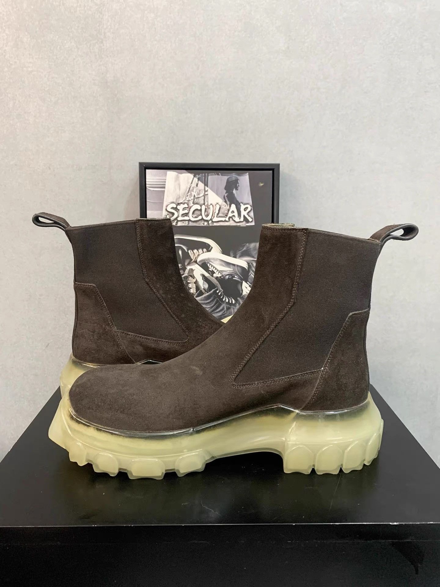 Rick Owens Rick Owens Tractor Sole Chelsea Boot K34 Size US 8 / EU 41 - 6 Thumbnail