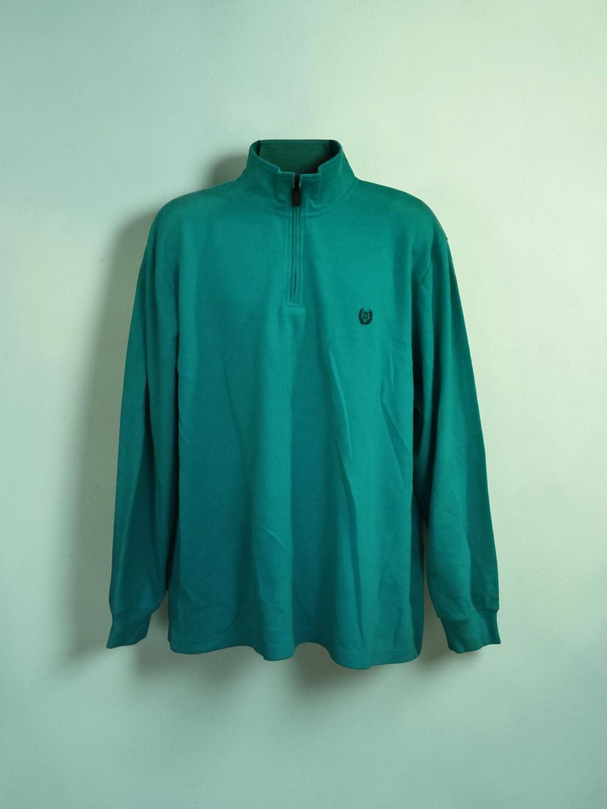 Chaps CHAPS XXL Reef Green Knit Zipmock Pullover Sweater Size US XXL / EU 58 / 5 - 2 Thumbnail
