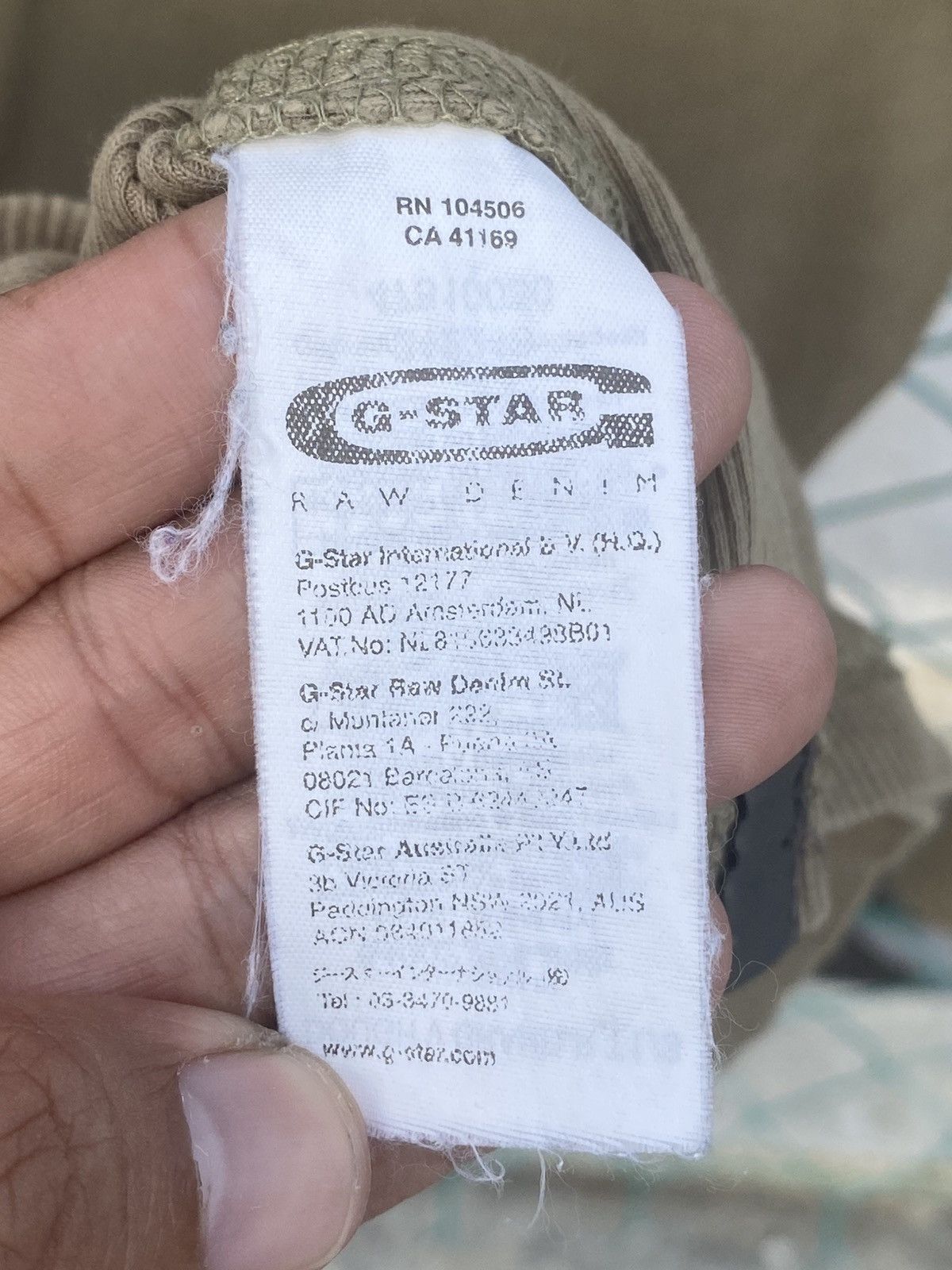 G-Star G-star raw denim olive green slim fit henley tshirt Size US S / EU 44-46 / 1 - 7 Thumbnail