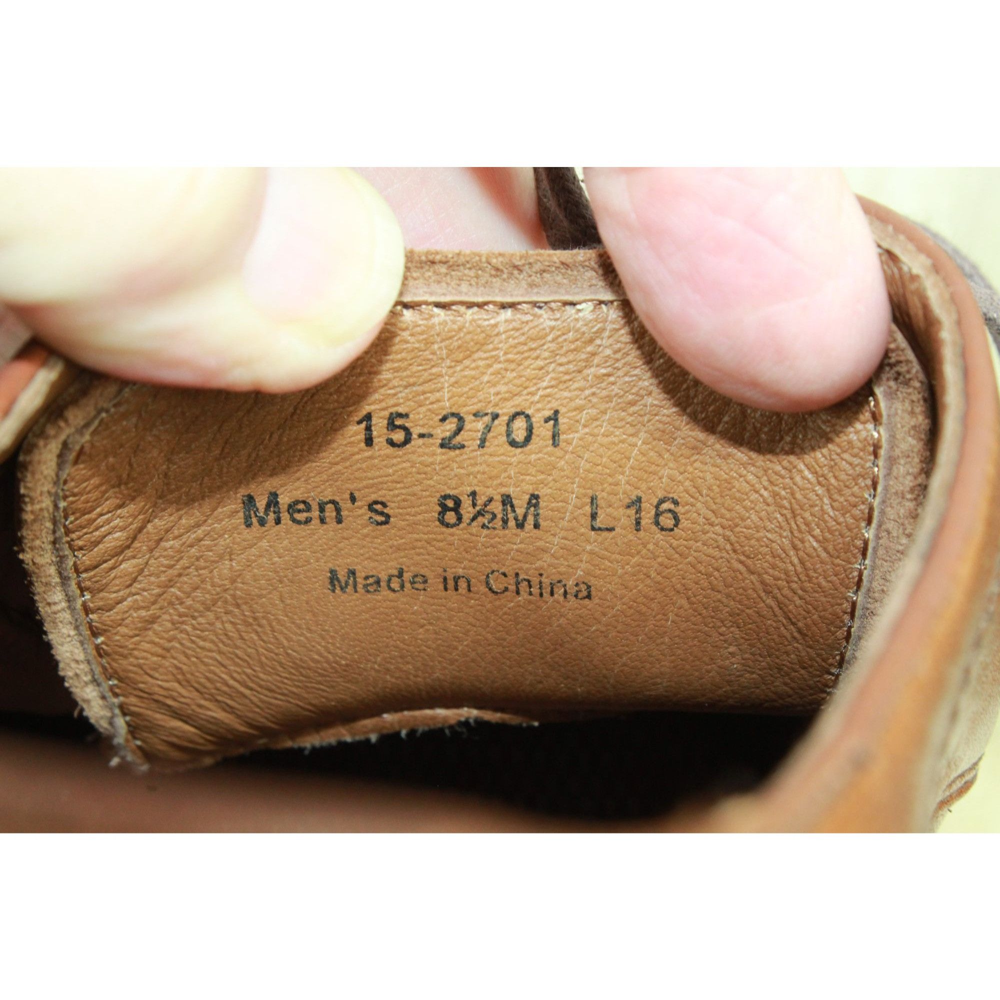Johnston & Murphy Johnston and Murphy Men's Brown Leather Casual Dress Shoes Size US 8.5 / EU 41-42 - 8 Thumbnail