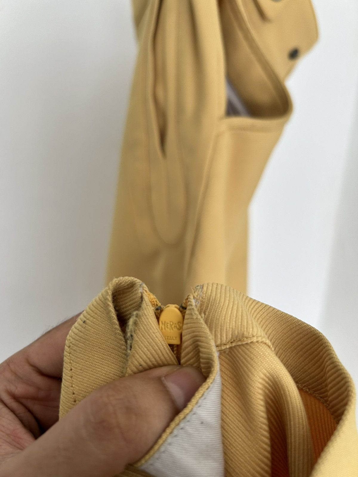 Kiko Kostadinov Ss19 tajima yellow utility trousers Size US 30 / EU 46 - 9 Thumbnail