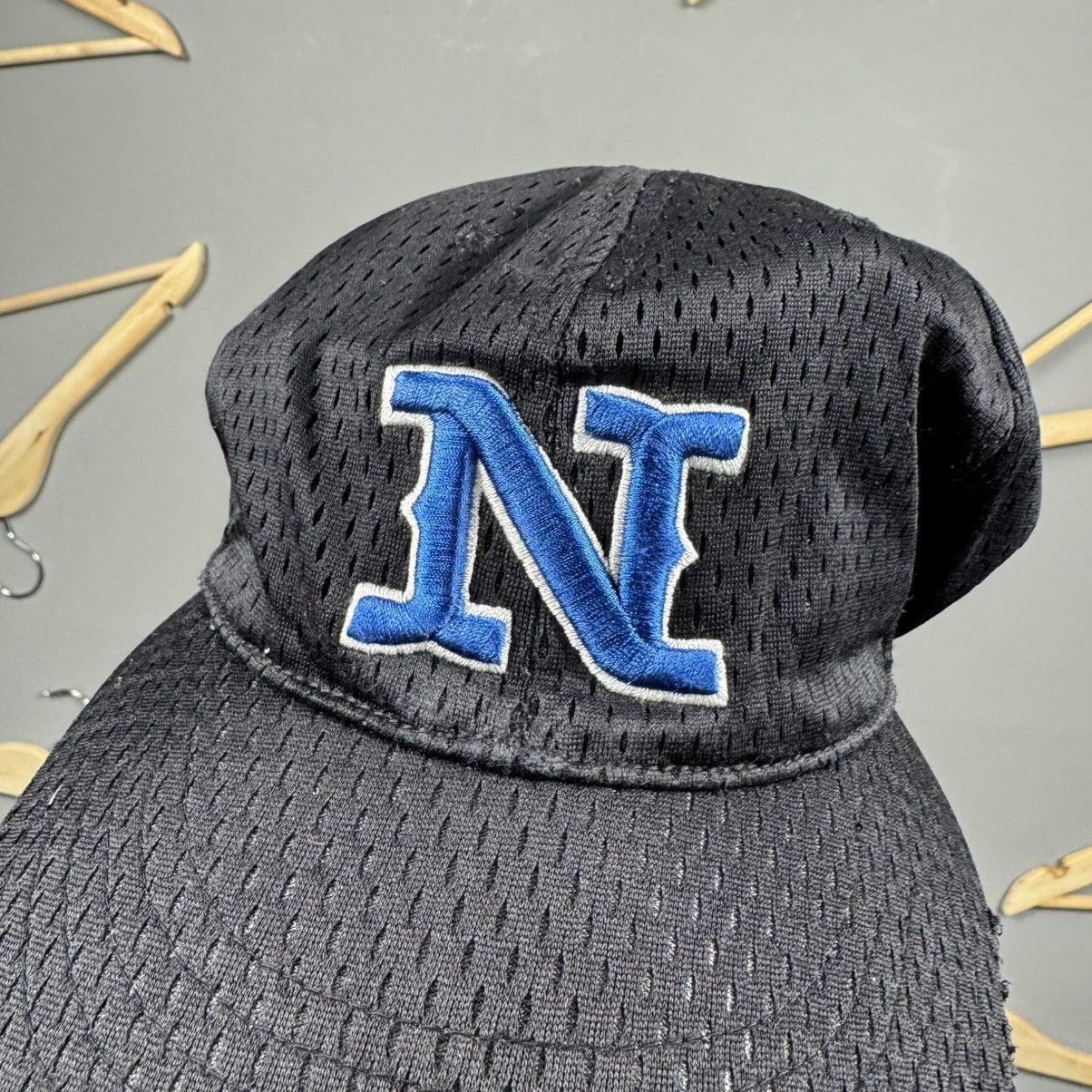 Nike × Vintage Vintage 90s Nike Distressed Cap Size 32 - 4 Thumbnail