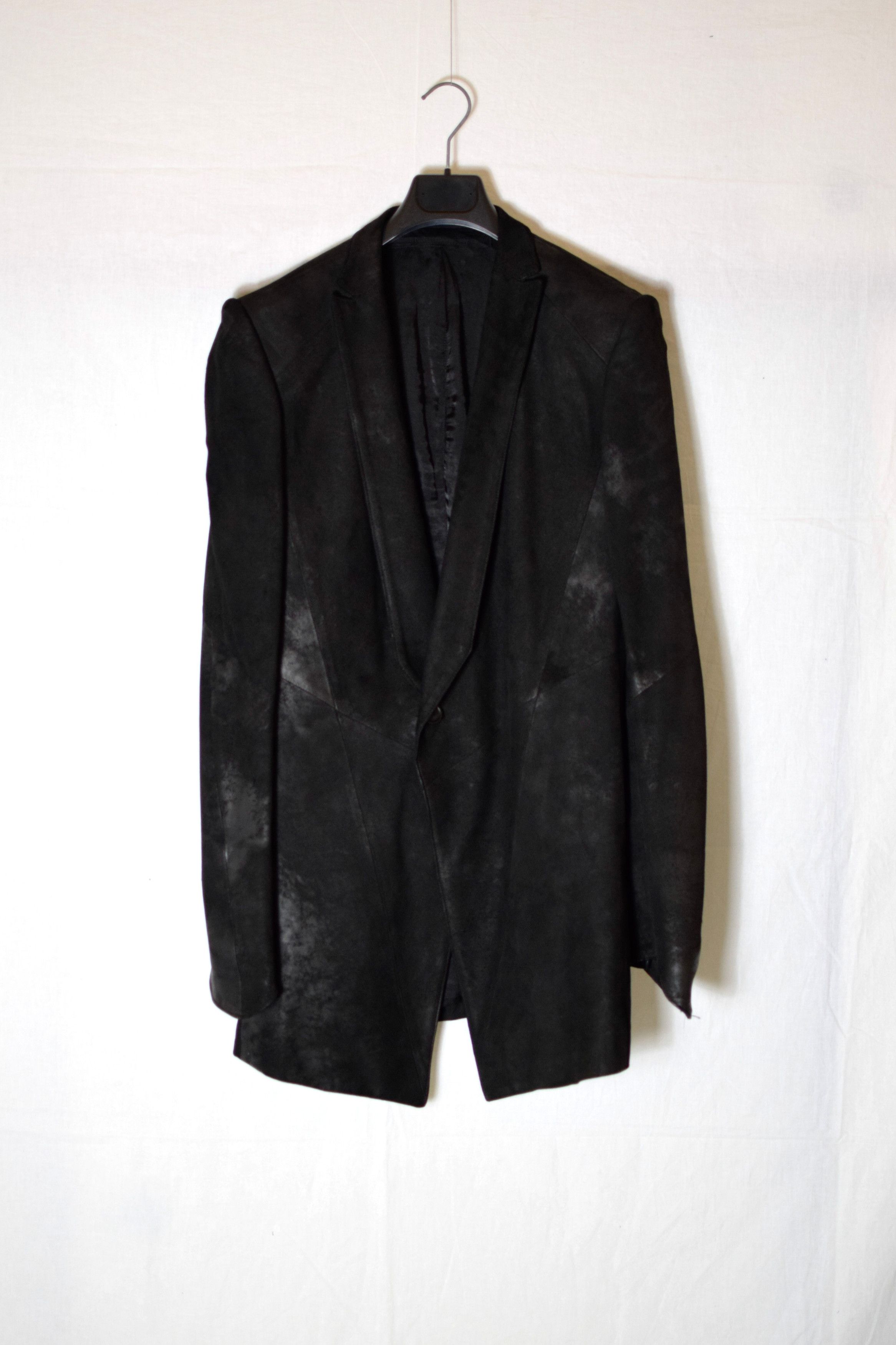 Julius Julius SS15 Prism Leather Blazer - 497JAM8 Size US L / EU 52-54 / 3 - 2 Thumbnail