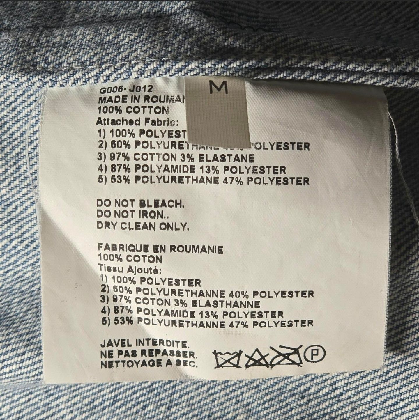 Gosha Rubchinskiy Gosha Rubchinskiy patchwork Denim Jacket Size US M / EU 48-50 / 2 - 5 Thumbnail