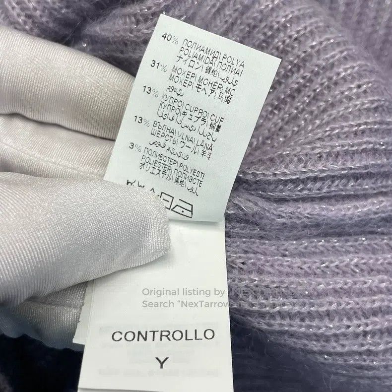 Brunello Cucinelli Brunello Cucinelli Lavender Nylon Mohair Sweater Size S / US 4 / IT 40 - 5 Thumbnail