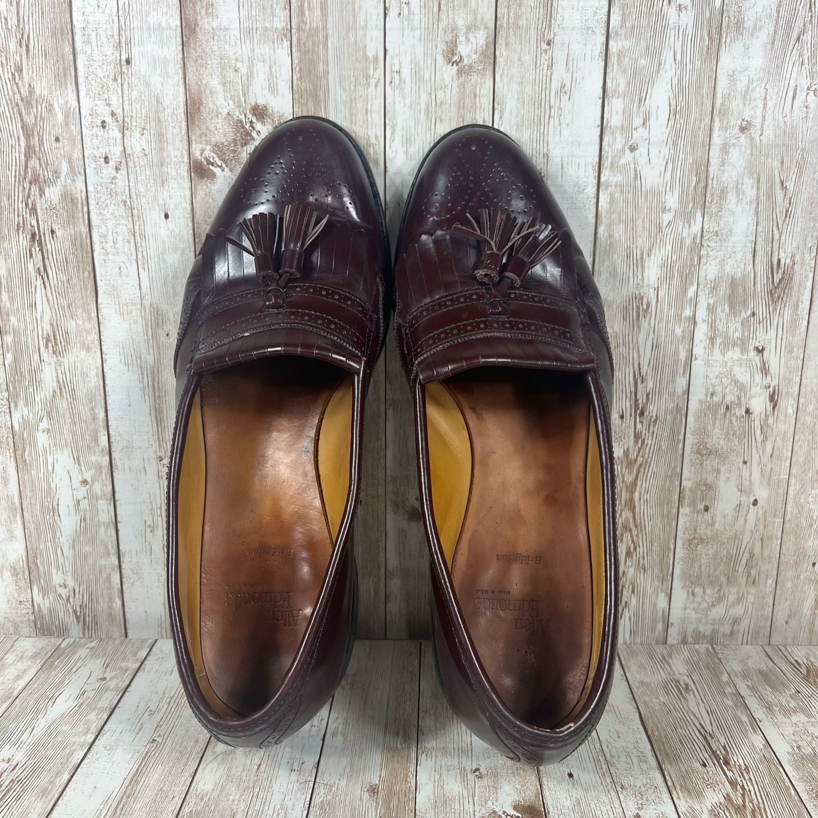 Allen Edmonds Allen Edmonds MensTassel Loafers Burgundy Size 13 Size US 13 / EU 46 - 7 Thumbnail