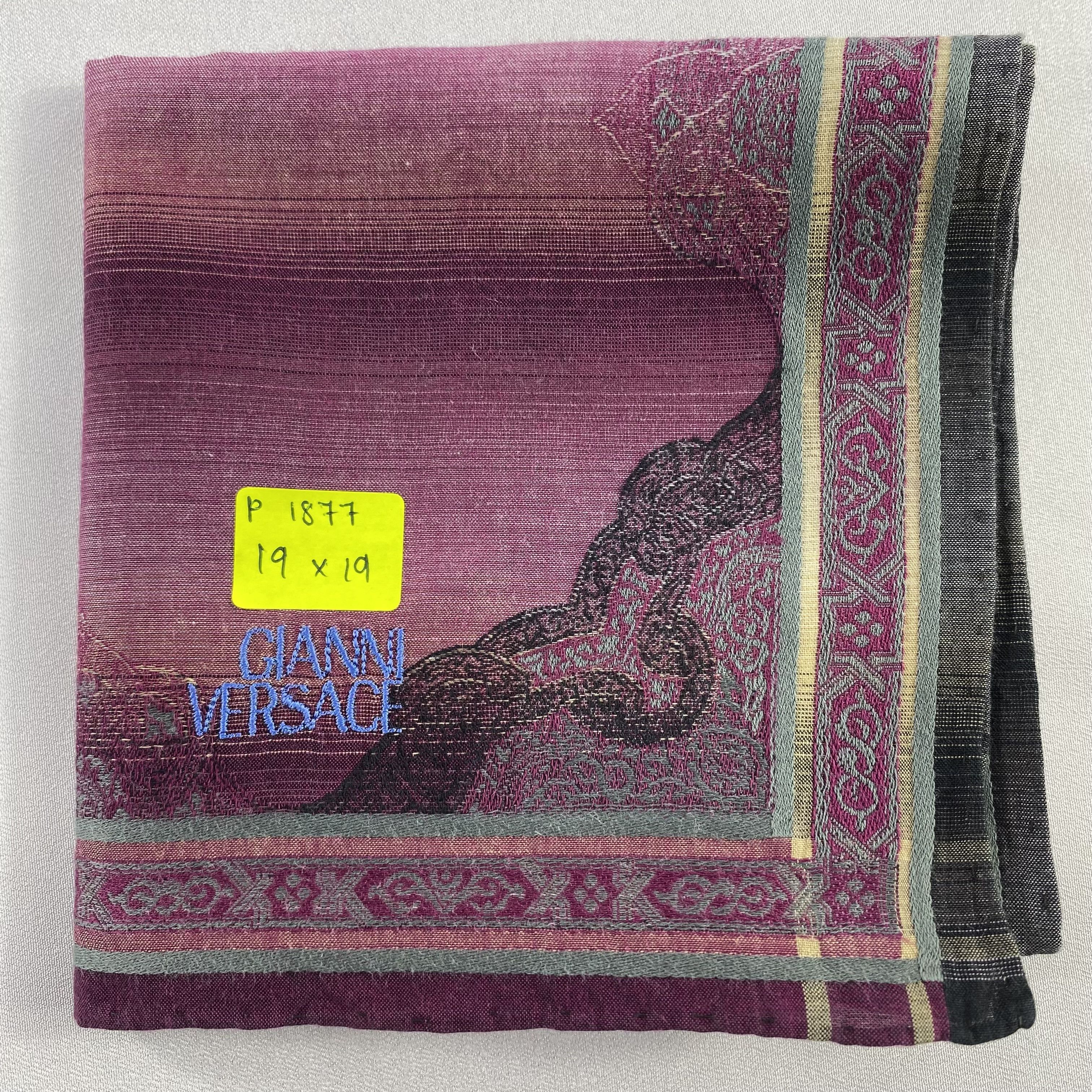 Versace × Vintage Gianni Versace Handkerchief / Neckerchief / Bandana-P1877 Size ONE SIZE - 5 Thumbnail