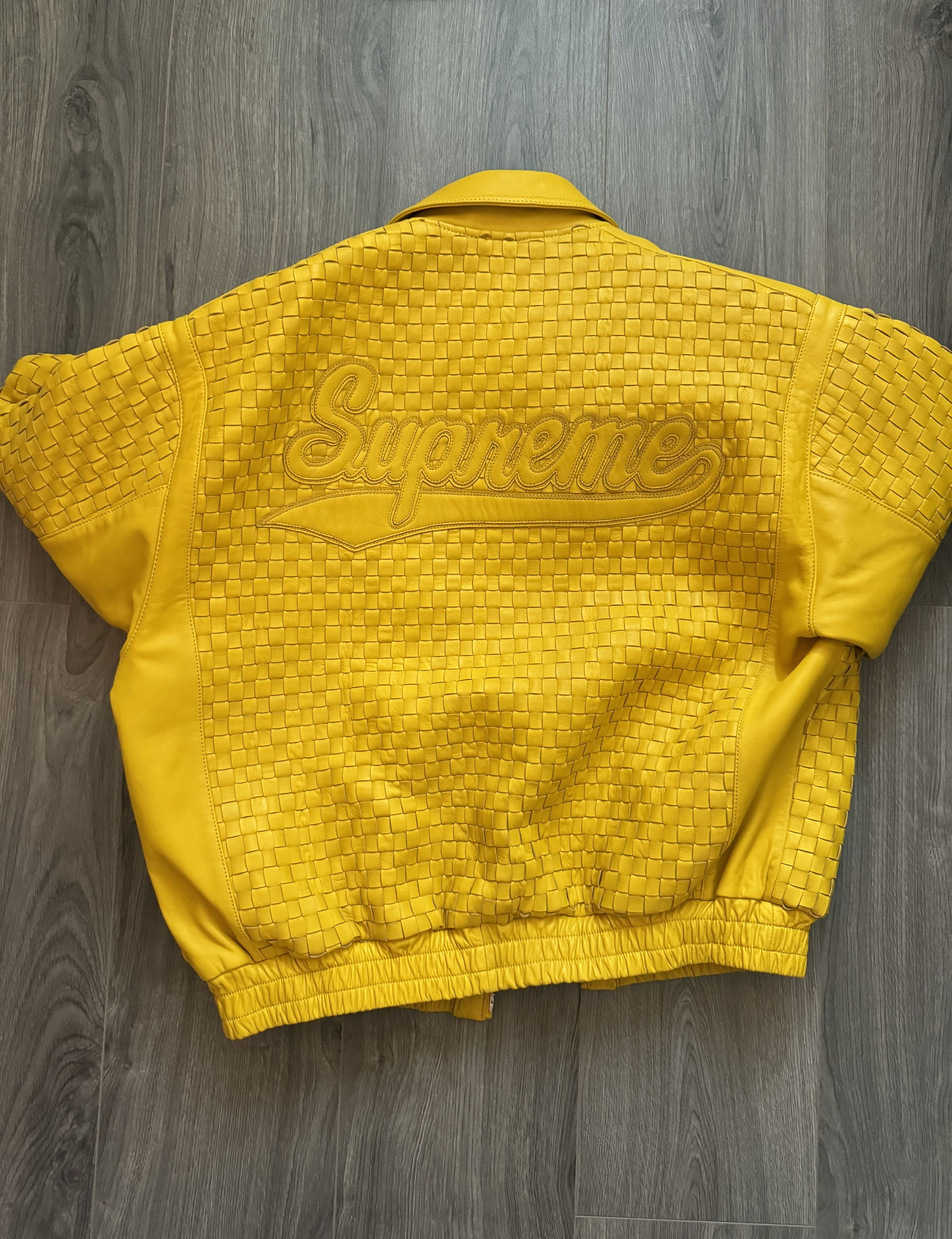 Supreme Supreme Woven Leather Jacket Size US M / EU 48-50 / 2 - 2 Thumbnail
