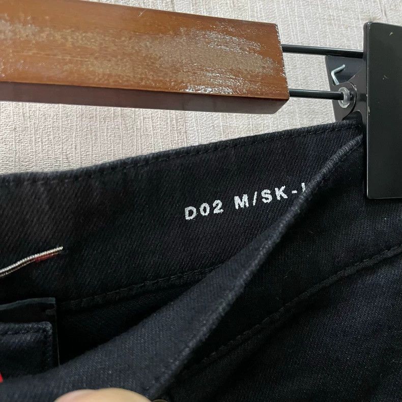 Saint Laurent Paris Saint Laurent ParisD02 Black Knife Cut Jeans 2504-Nextarro Size US 30 / EU 46 - 4 Thumbnail