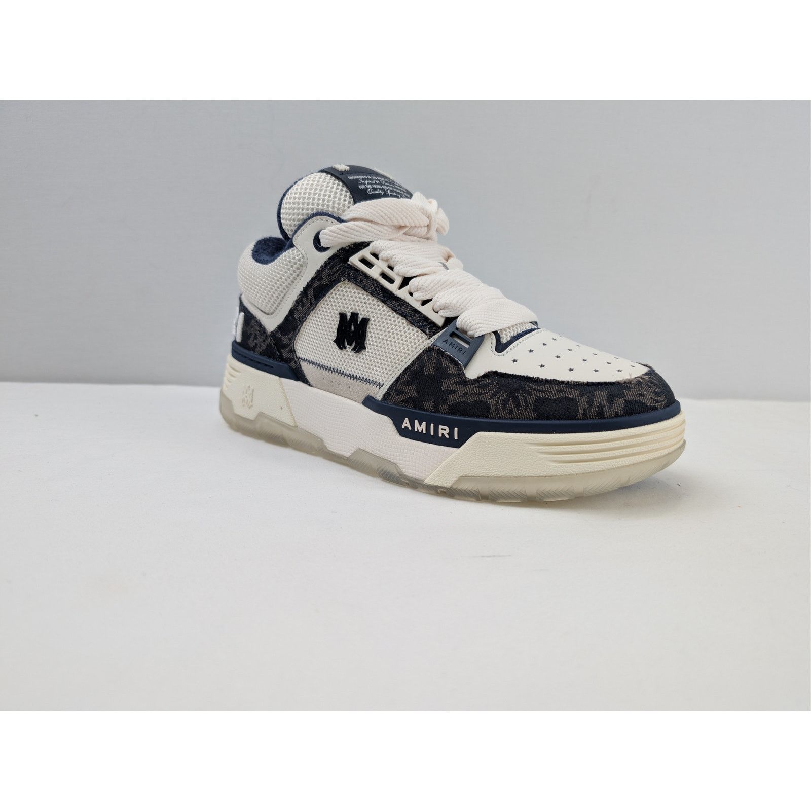 Amiri o1rshd1 MA Quad MA-1 Sneakers in Midnight Indigo Size US 13 / EU 46 - 2 Thumbnail