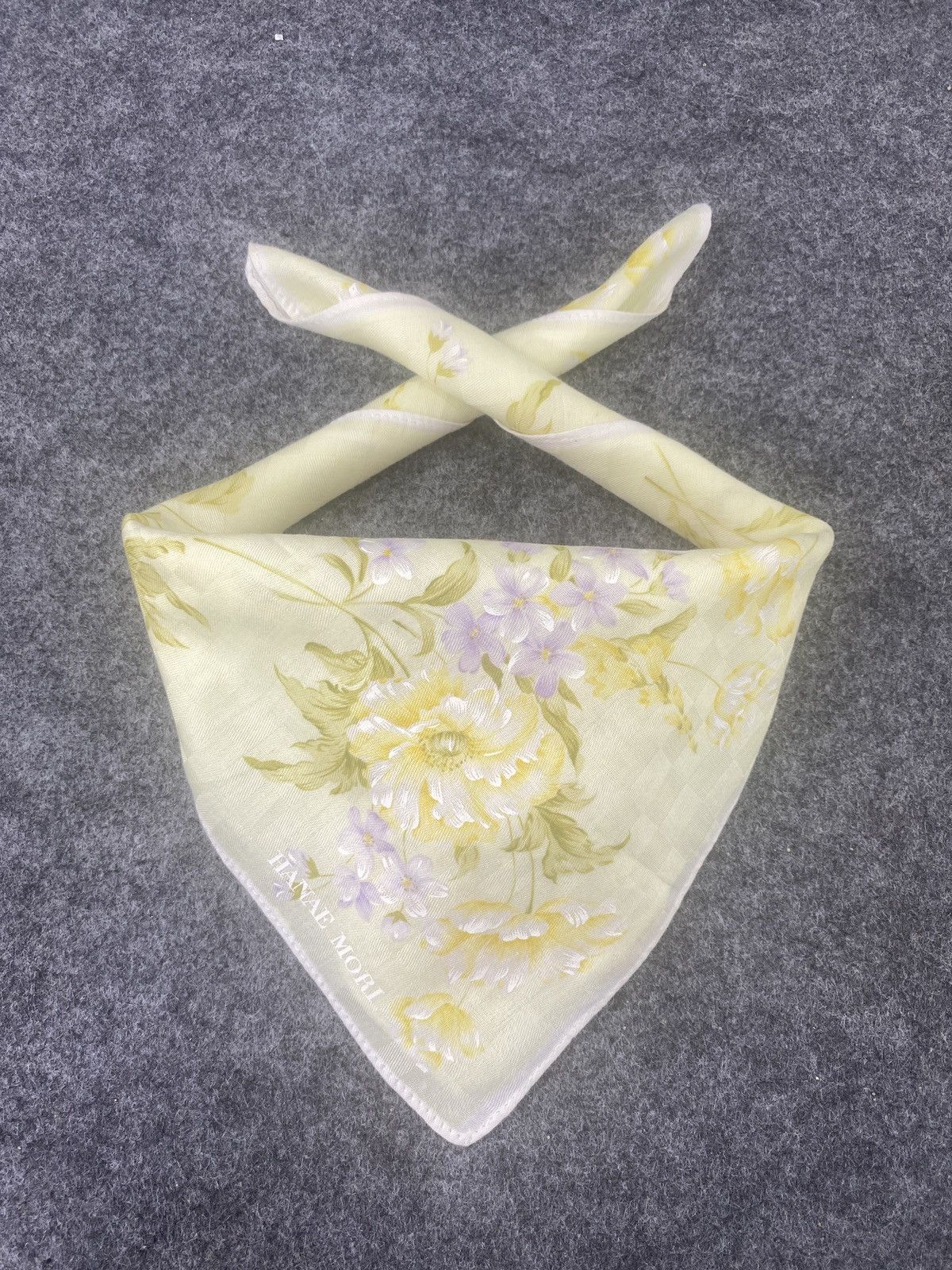 Hanae Mori × Vintage Hanae Mori Handkerchief / Bandana / Neckerchief-B040 Size ONE SIZE - 2 Thumbnail