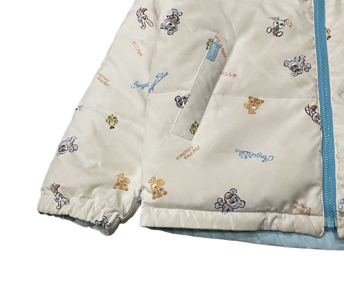 Angel Blue Vintage Angel Blue Reversible Hoodie Jacket Size US S / EU 44-46 / 1 - 17 Thumbnail
