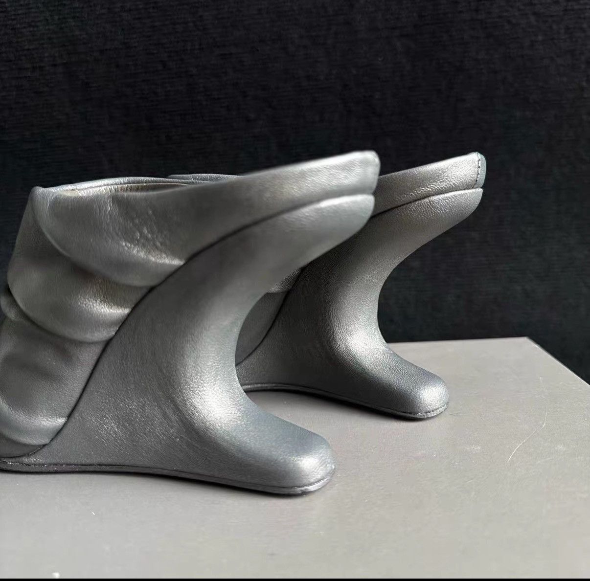Rick Owens special shaped high heels Size US 8 / IT 38 - 2 Thumbnail