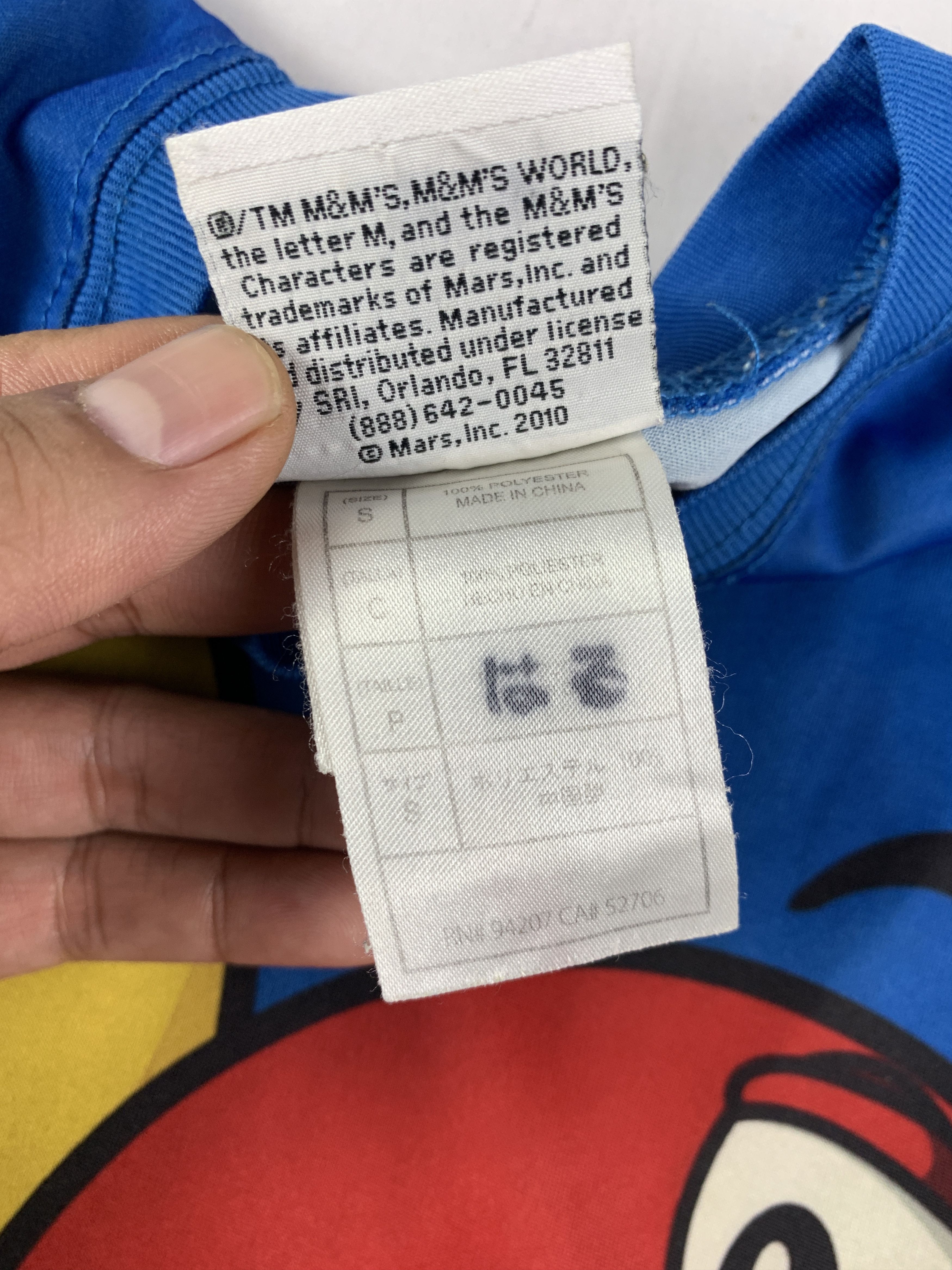 Japanese Brand 2010 M&M Candy Baby Tee (S) Size S / US 4 / IT 40 - 8 Thumbnail
