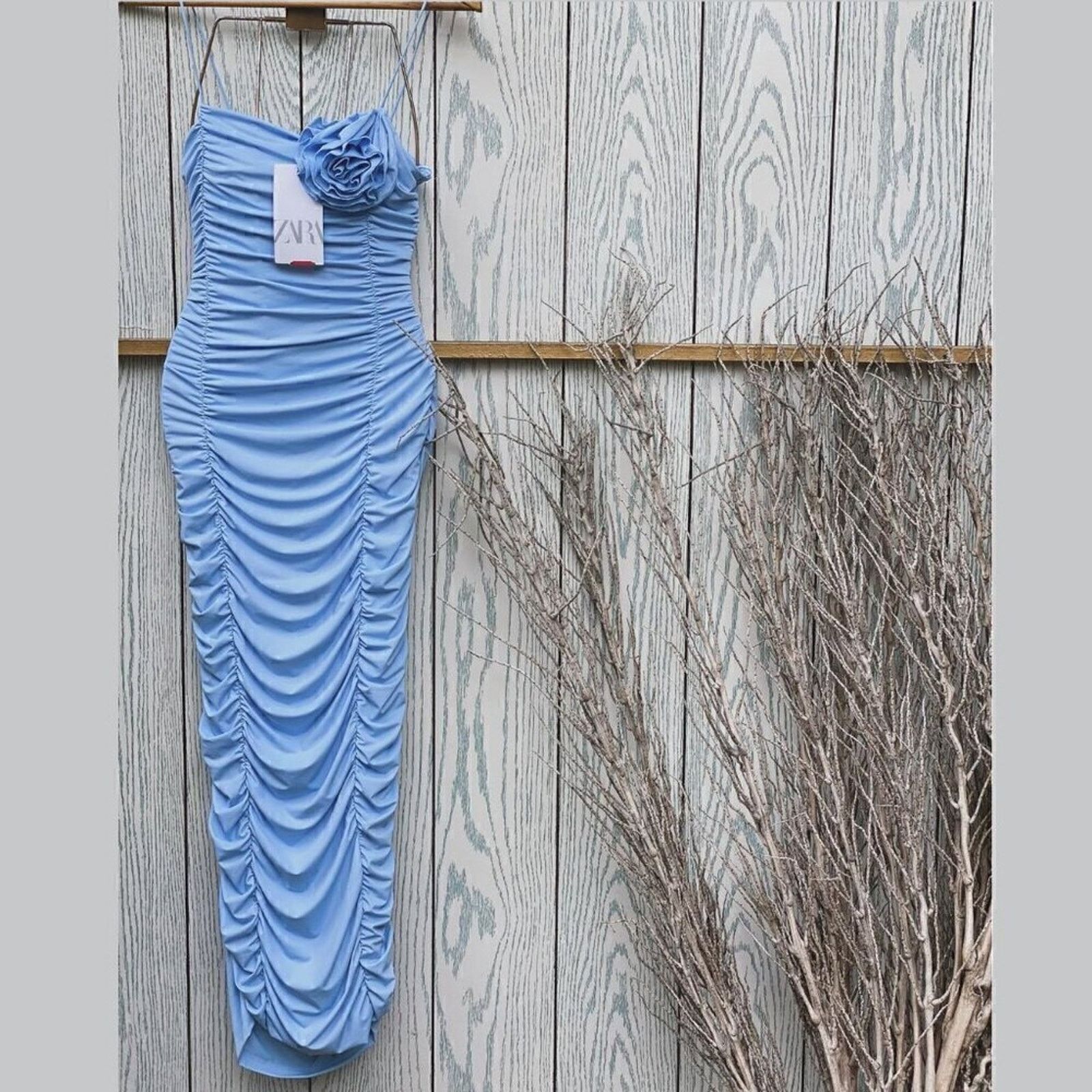 Zara ZARA BLOGGER FAVE!!! Fitted Midi Dress NWT Size L / US 10 / IT 46 - 23 Thumbnail
