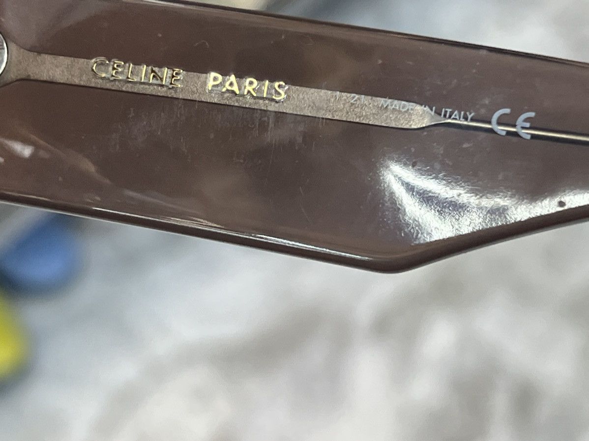 Celine Celine Acetate Flat Top Sunglasses Size ONE SIZE - 7 Thumbnail