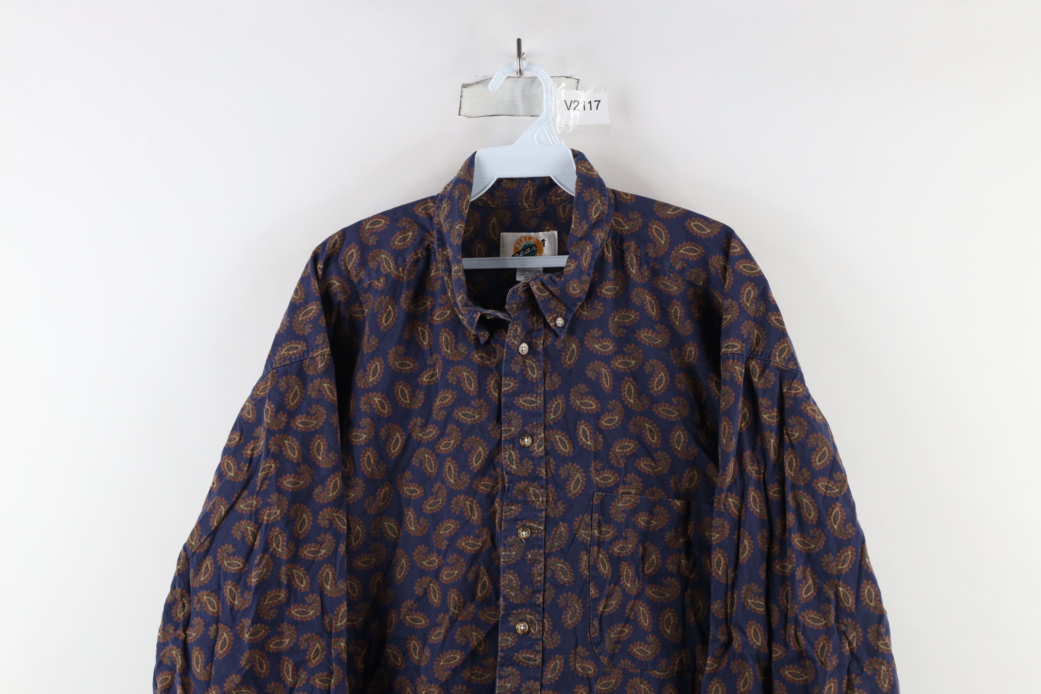 Vintage Vintage 90s Streetwear All Over Print Button Down Shirt Size US XL / EU 56 / 4 - 2 Thumbnail