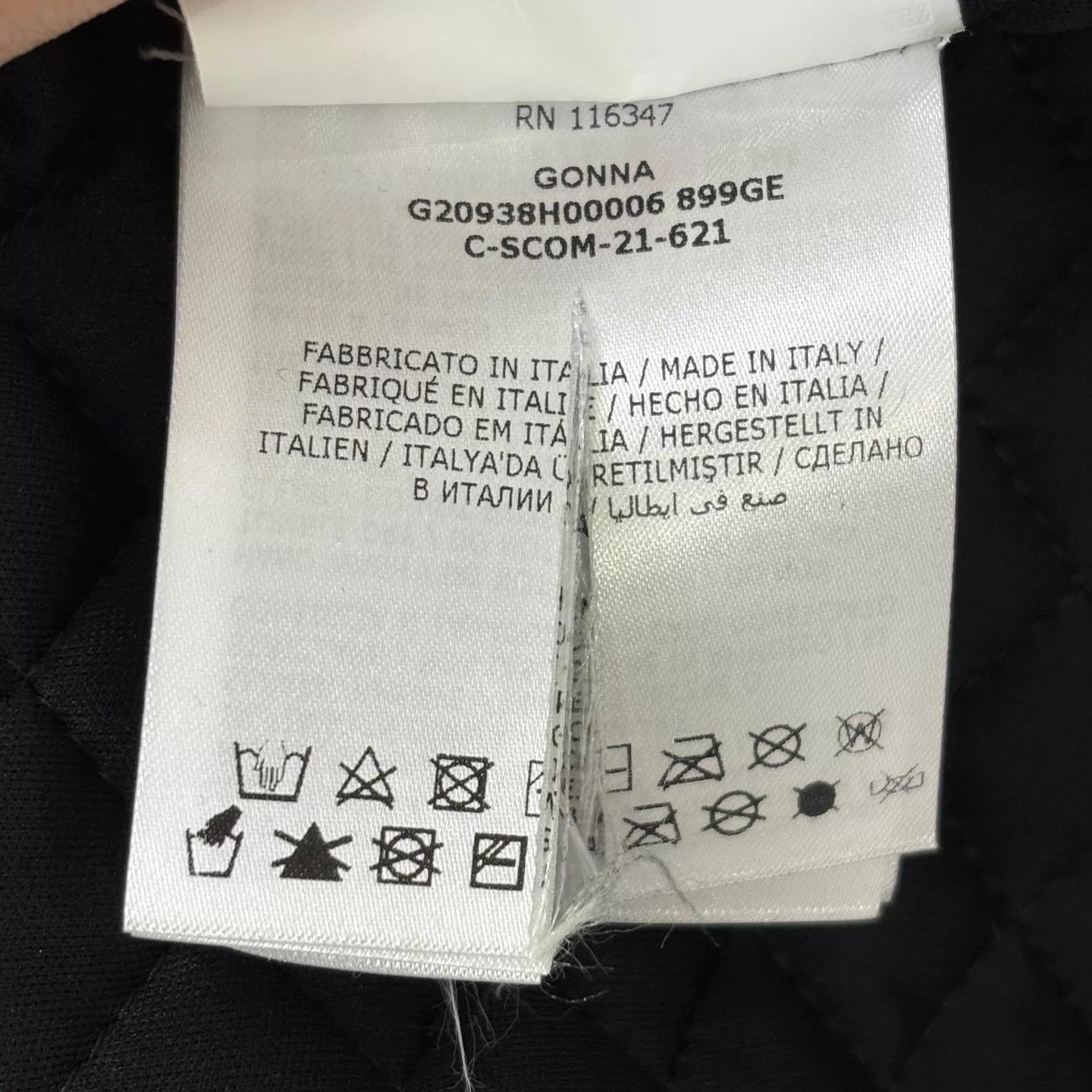 Moncler Moncler Diamond Quilted A-Line Mini Skirt Black M Size 27" / US 4 / IT 40 - 4 Thumbnail