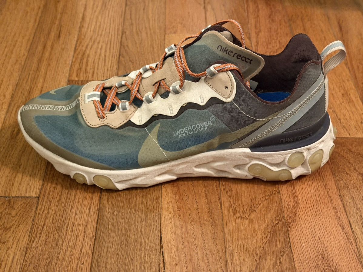 Nike × Undercover Nike x Undercover React Element 87 in Undercover Green Mist Size US 11 / EU 44 - 5 Thumbnail