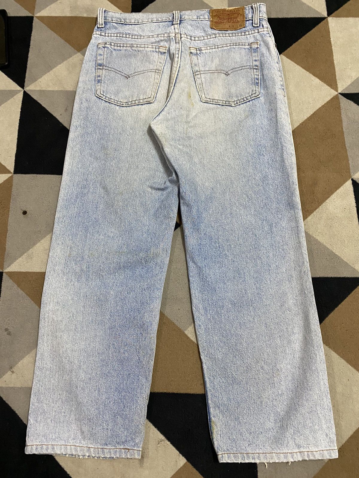 Levi's Vintage Clothing Vintage Levis 510 90’s Faded Wash Distressed Jeans Size US 30 / EU 46 - 2 Thumbnail