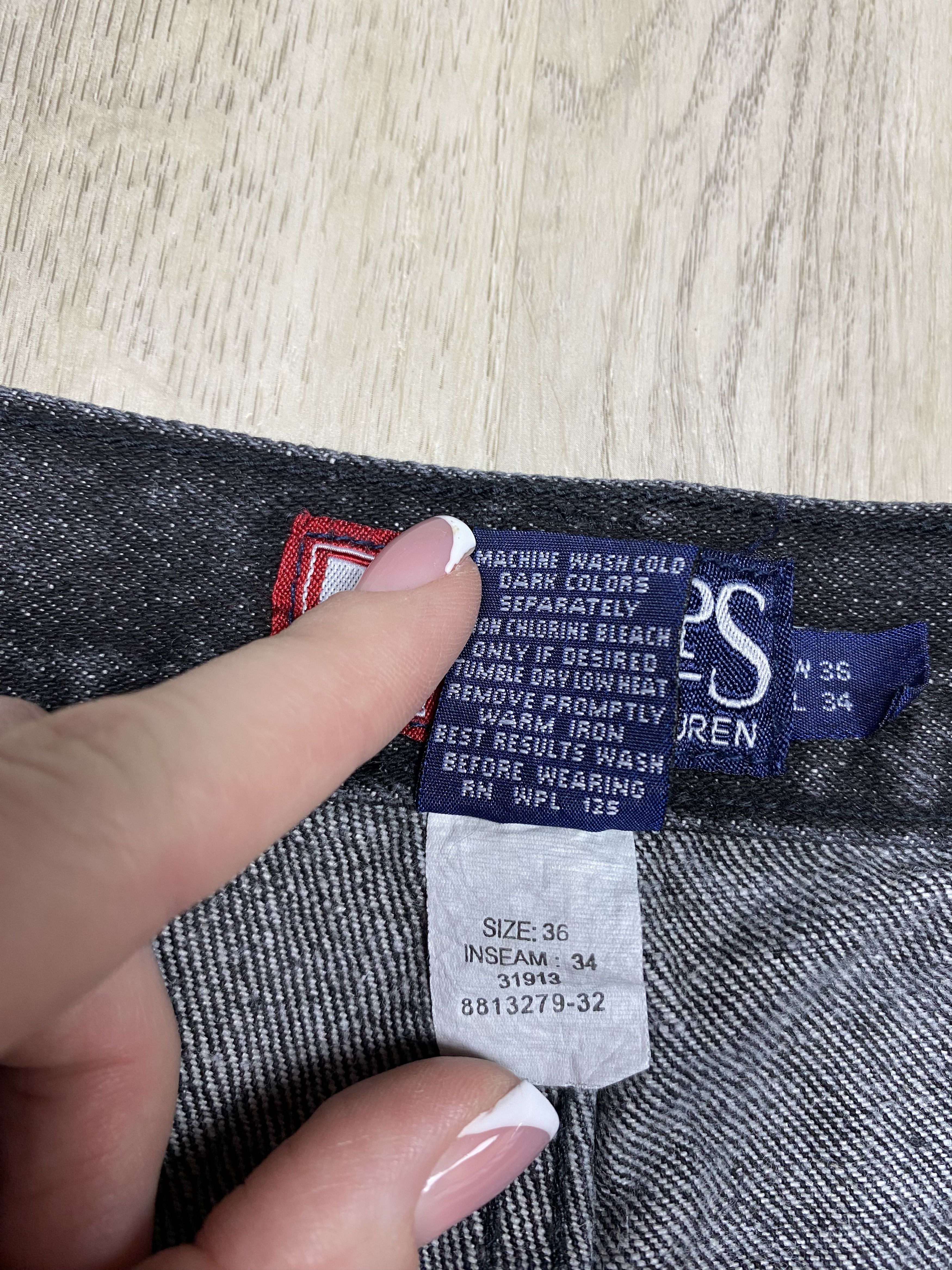Chaps Ralph Lauren Chaps Polo Ralph Lauren 90s Vintage Mens Denim Pants Jeans Size US 36 / EU 52 - 7 Thumbnail