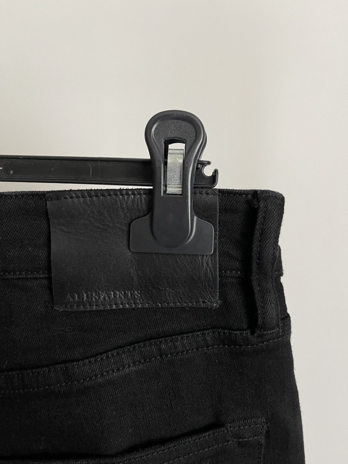 Allsaints Allsaints men’s black denim jeans 34 Size US 34 / EU 50 - 5 Thumbnail
