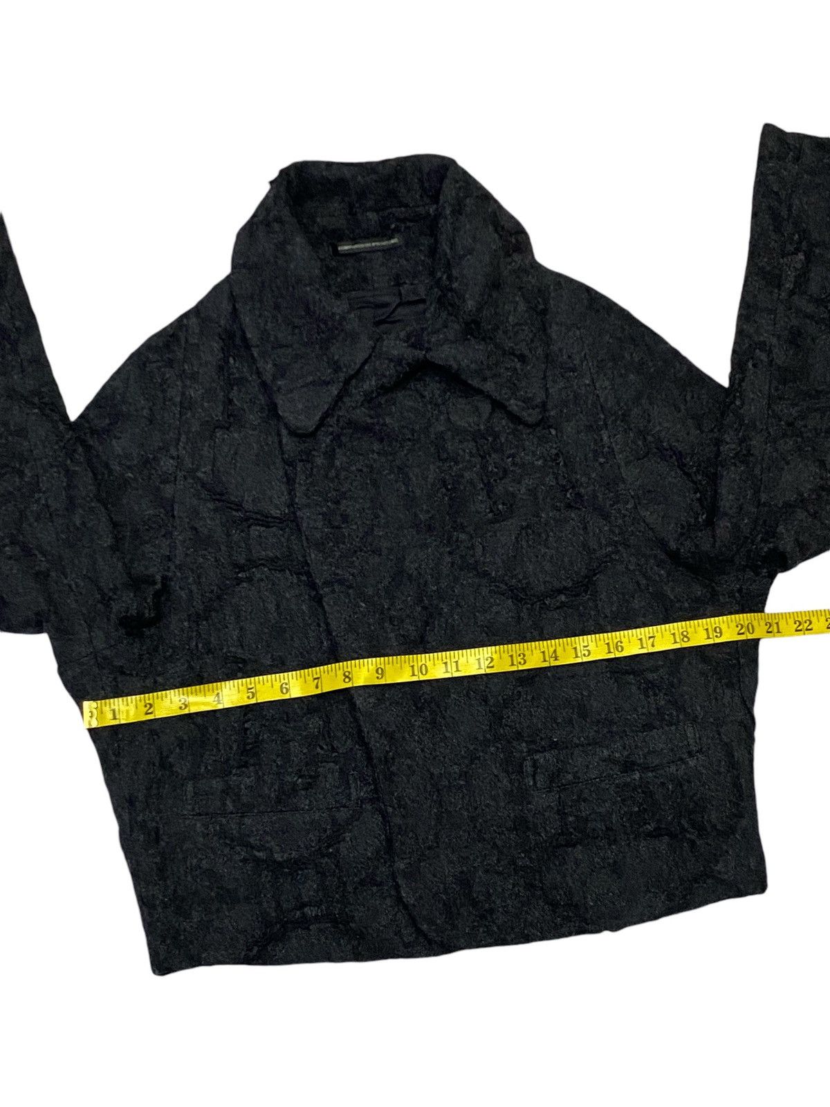 Yohji Yamamoto Yohji Yamamoto Y,s Embossed Pattern Wool Jacket Size M / US 6-8 / IT 42-44 - 20 Thumbnail