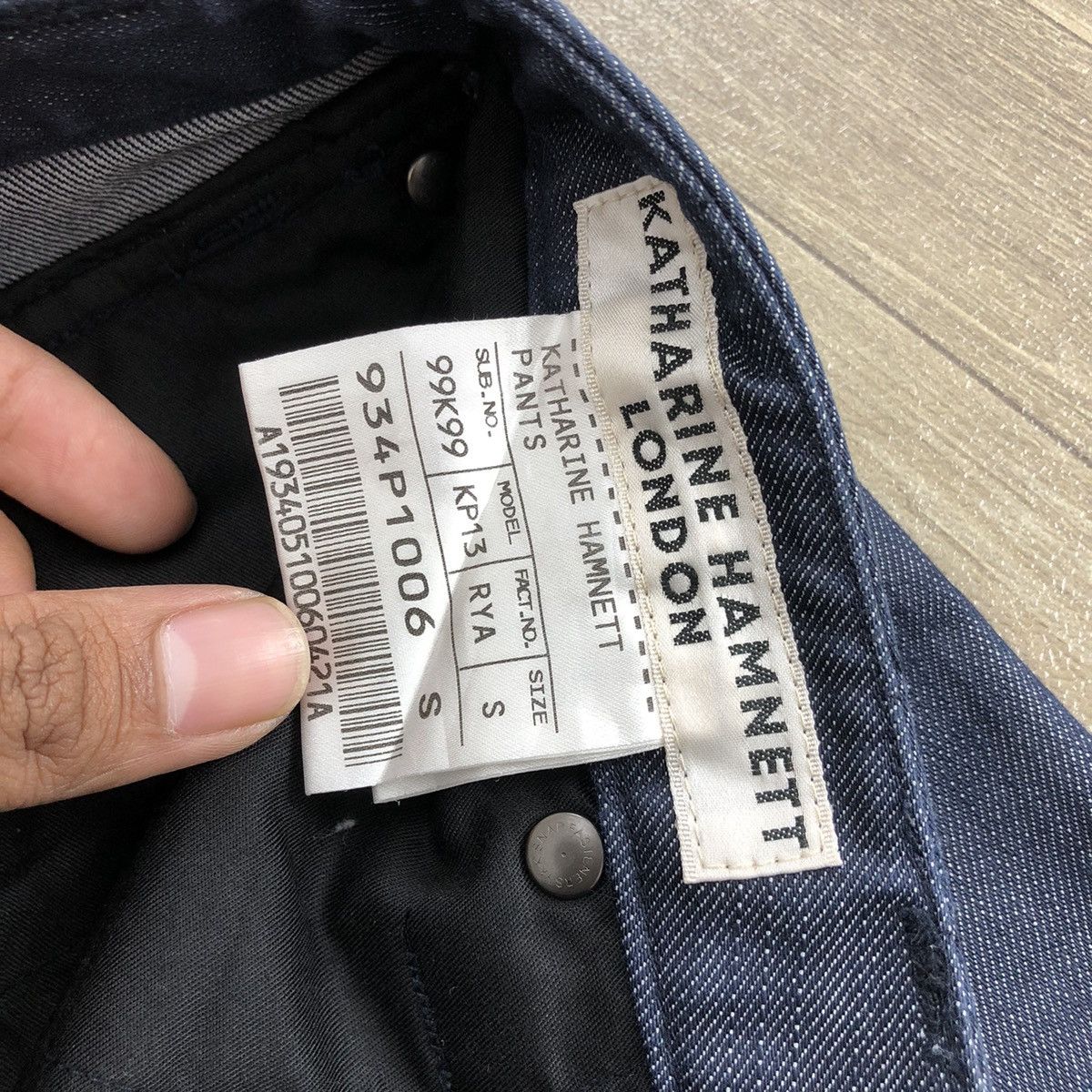 Katharine Hamnett London Vintage Archive Kathrine Hamnett Denim Pants Size US 28 / EU 44 - 7 Thumbnail