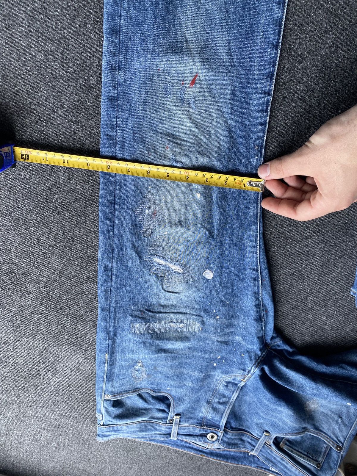 G-Star 🔥Opium Punk G Star 3301 Slim Blue jeans 34 Size US 34 / EU 50 - 10 Thumbnail