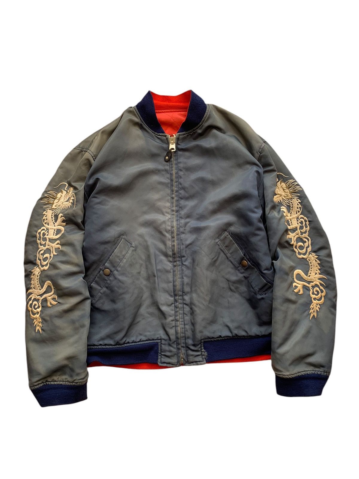 Bape 🔥VTG 1996 BAPE REVERSIBLE SUKAJAN JACKETS Size US L / EU 52-54 / 3 - 6 Thumbnail