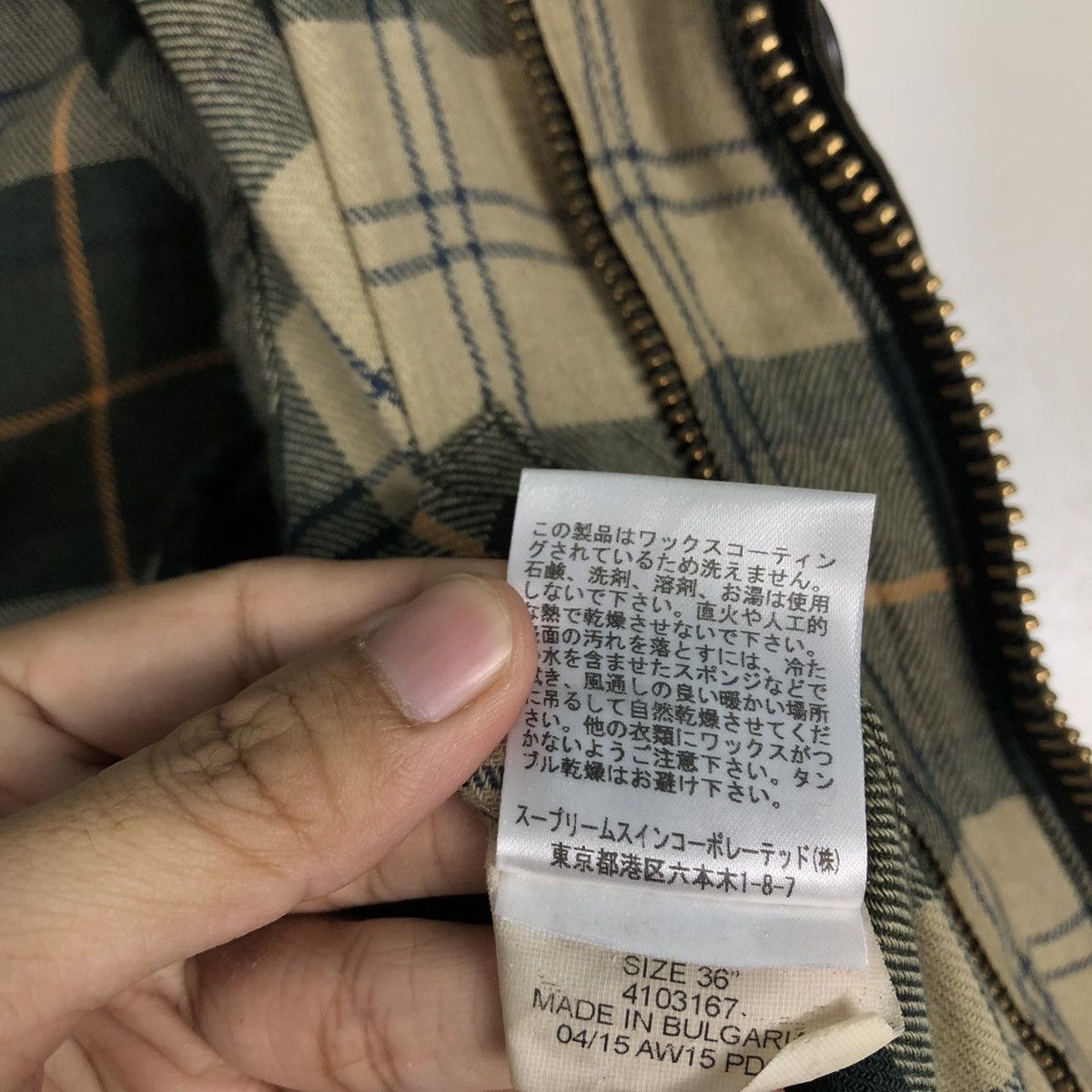 Barbour 📌Hunting Jacket Wax Barbour Blanket Tartan Multi Pocket Size US M / EU 48-50 / 2 - 22 Thumbnail