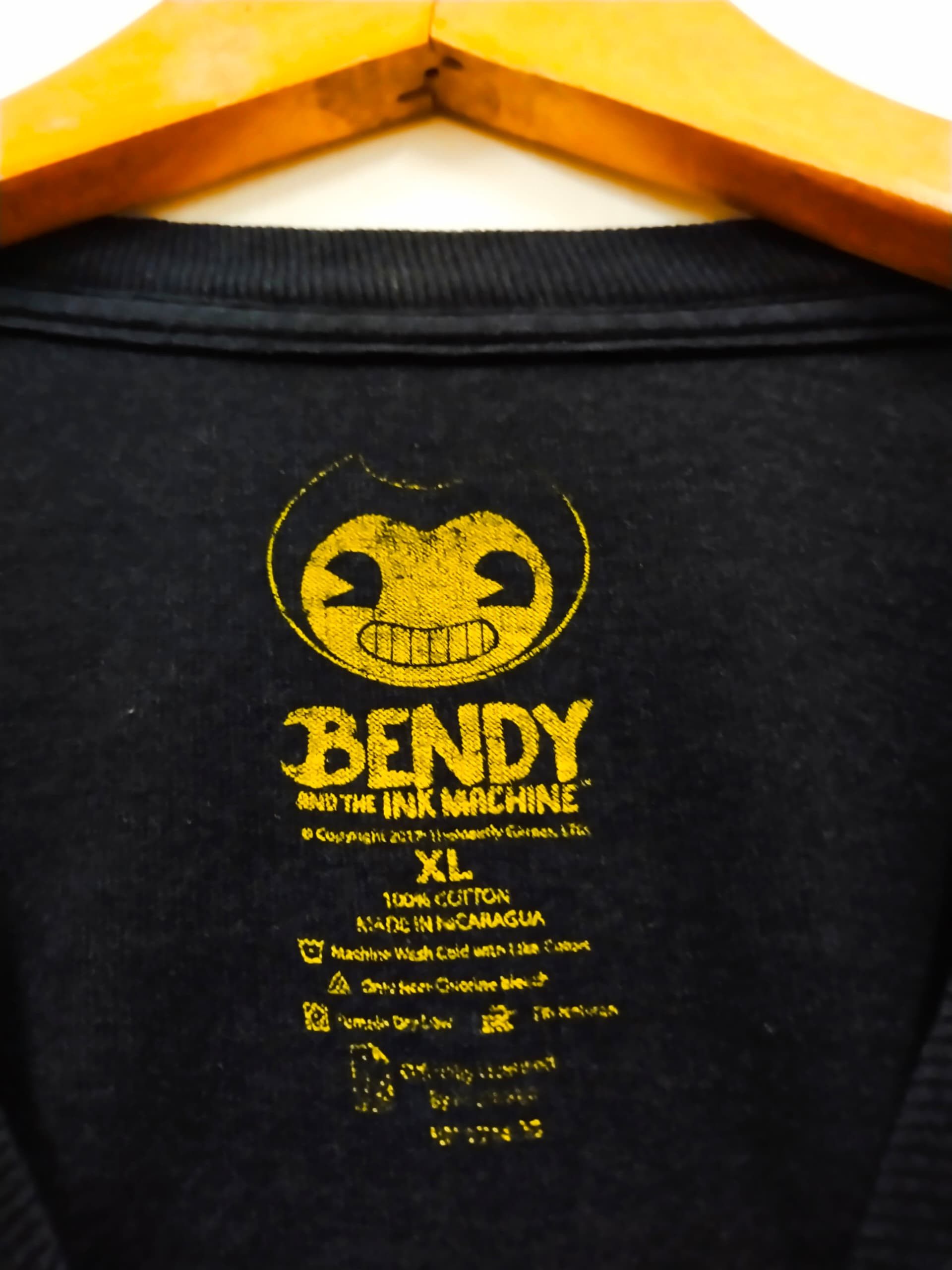Cartoon Network Vintage Bendy and the Machine Cartoon longsleeve t shirt Size US XL / EU 56 / 4 - 4 Thumbnail