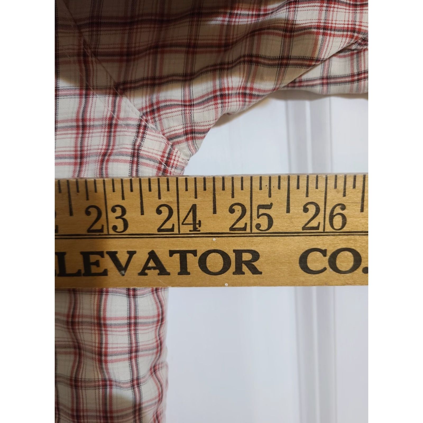 The North Face The North Face Men's Red Plaid Short Sleeve Button Down Shirt L Large Size US L / EU 52-54 / 3 - 7 Thumbnail