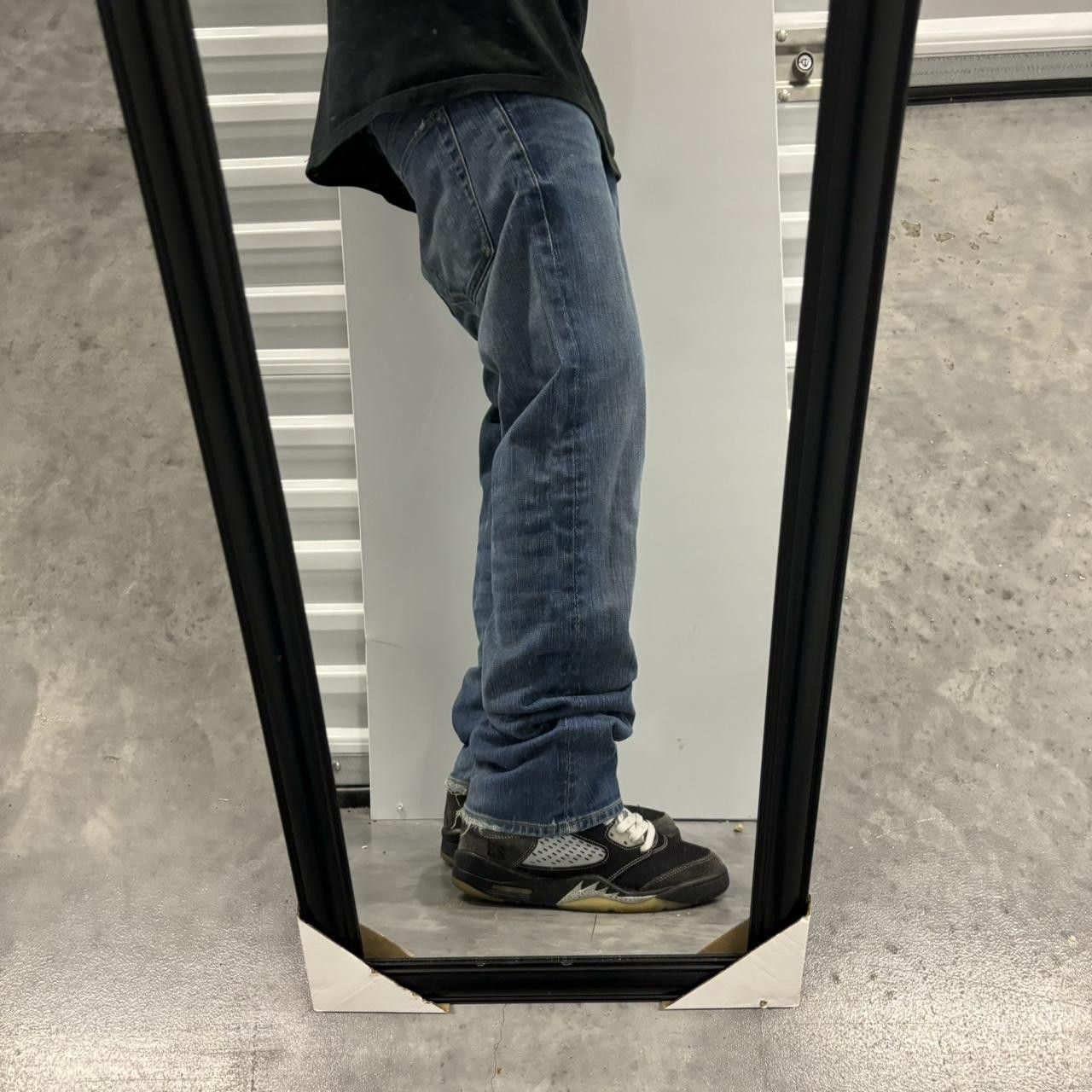 Japanese Brand × Vintage Crazy Vintage Y2K/2000s Grunge Faded Medium Wash Denim Jeans! Size US 30 / EU 46 - 2 Thumbnail