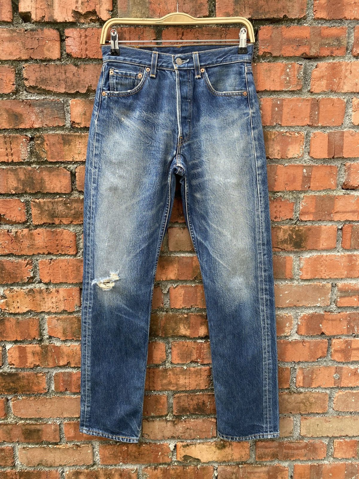 Levi's × Levi's Vintage Clothing × Vintage W28x31.5 vintage levi's 501 90s made in USA Size US 28 / EU 44 - 1 Thumbnail