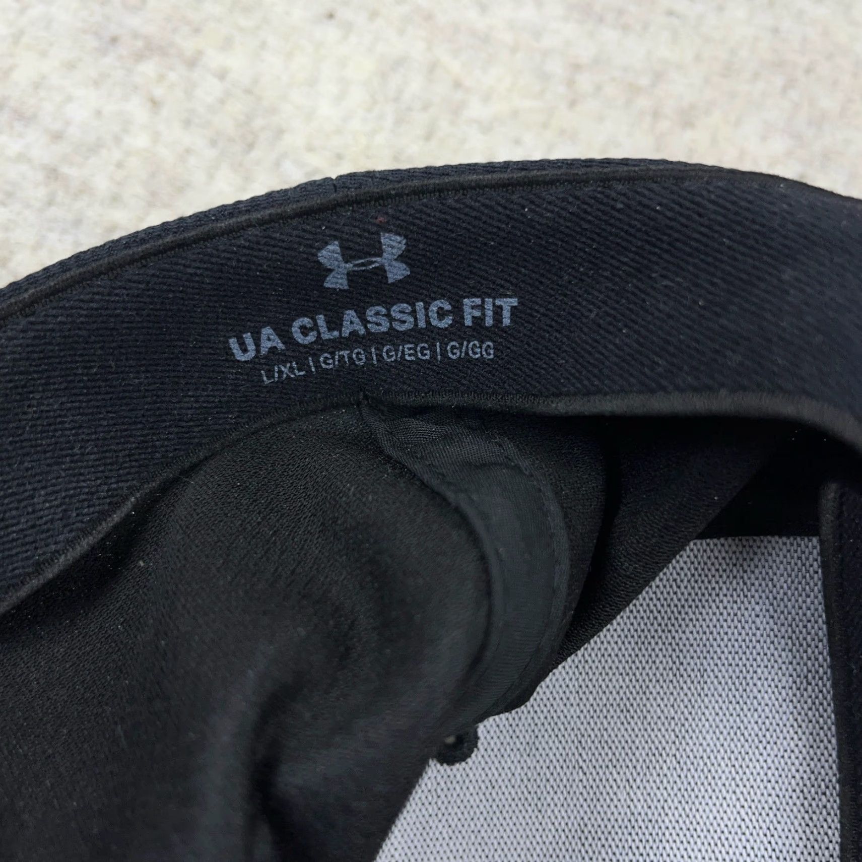 Under Armour Under Armour Hat Cap Stretch Fit L/XL Black Adult Performance Cap Adjustable Lightweight Baseball Style Men Hats Size ONE SIZE - 4 Thumbnail