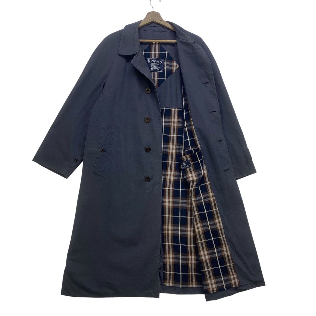 Burberry Prorsum Vintage Burberry’s Prorsum Nova Check Trench Coat Size US M / EU 48-50 / 2 - 1 Thumbnail