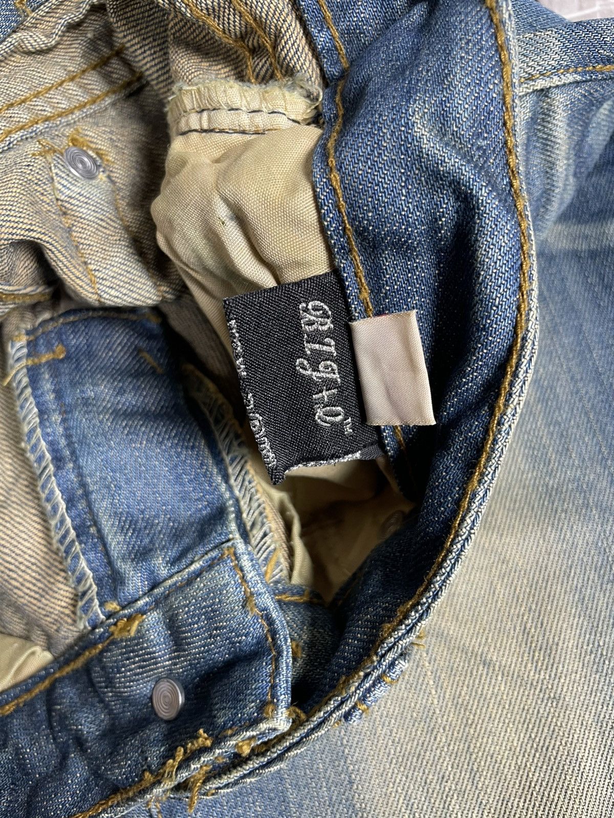 Tornado Mart 00s Y2K Fade Low Rise Jeans Miss Sixty DG LGB Hysteric Vibe Size 25" / US 0 / IT 36 - 8 Thumbnail