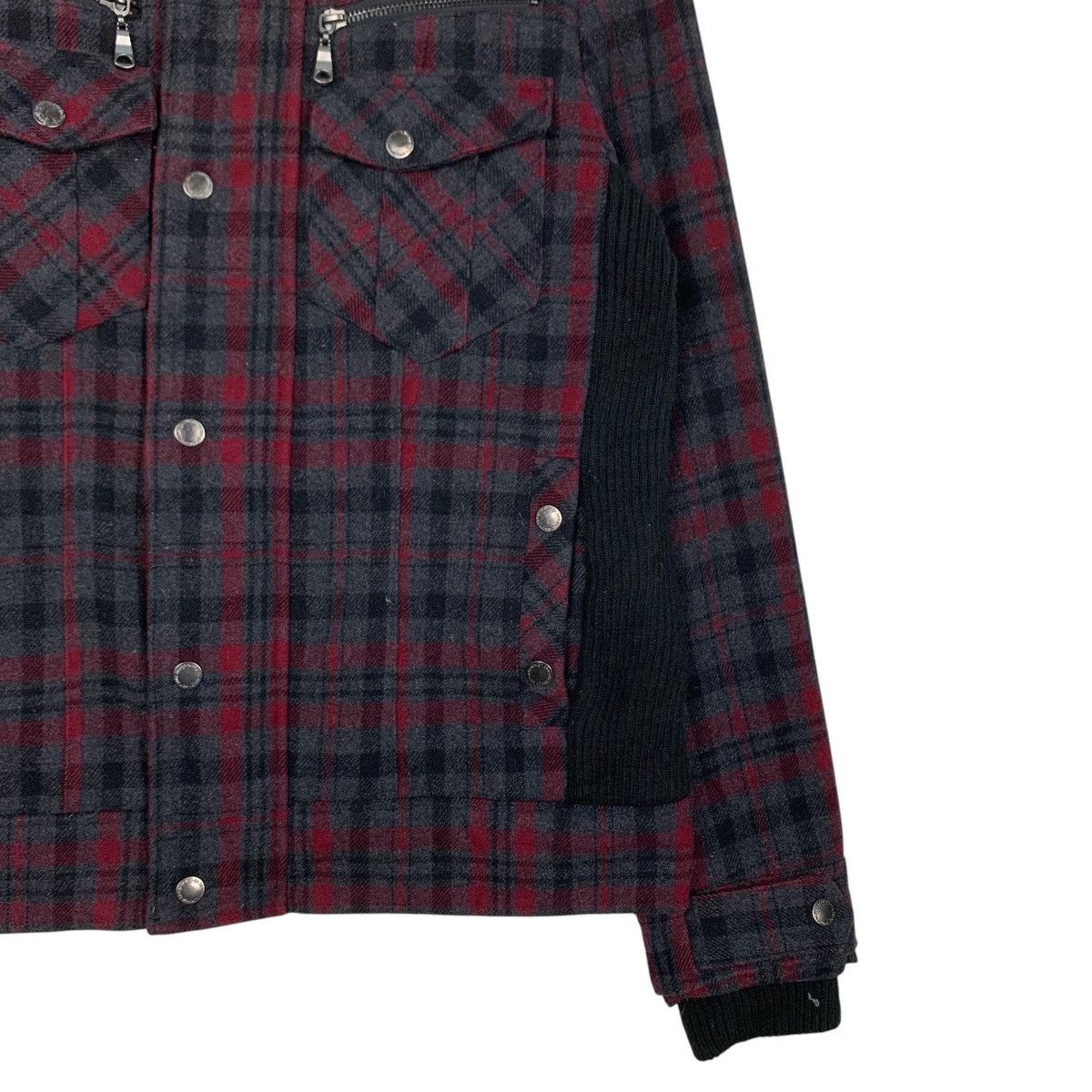semanticdesign ☀️Semantic design wool red tartan punk jacket Size US S / EU 44-46 / 1 - 5 Thumbnail