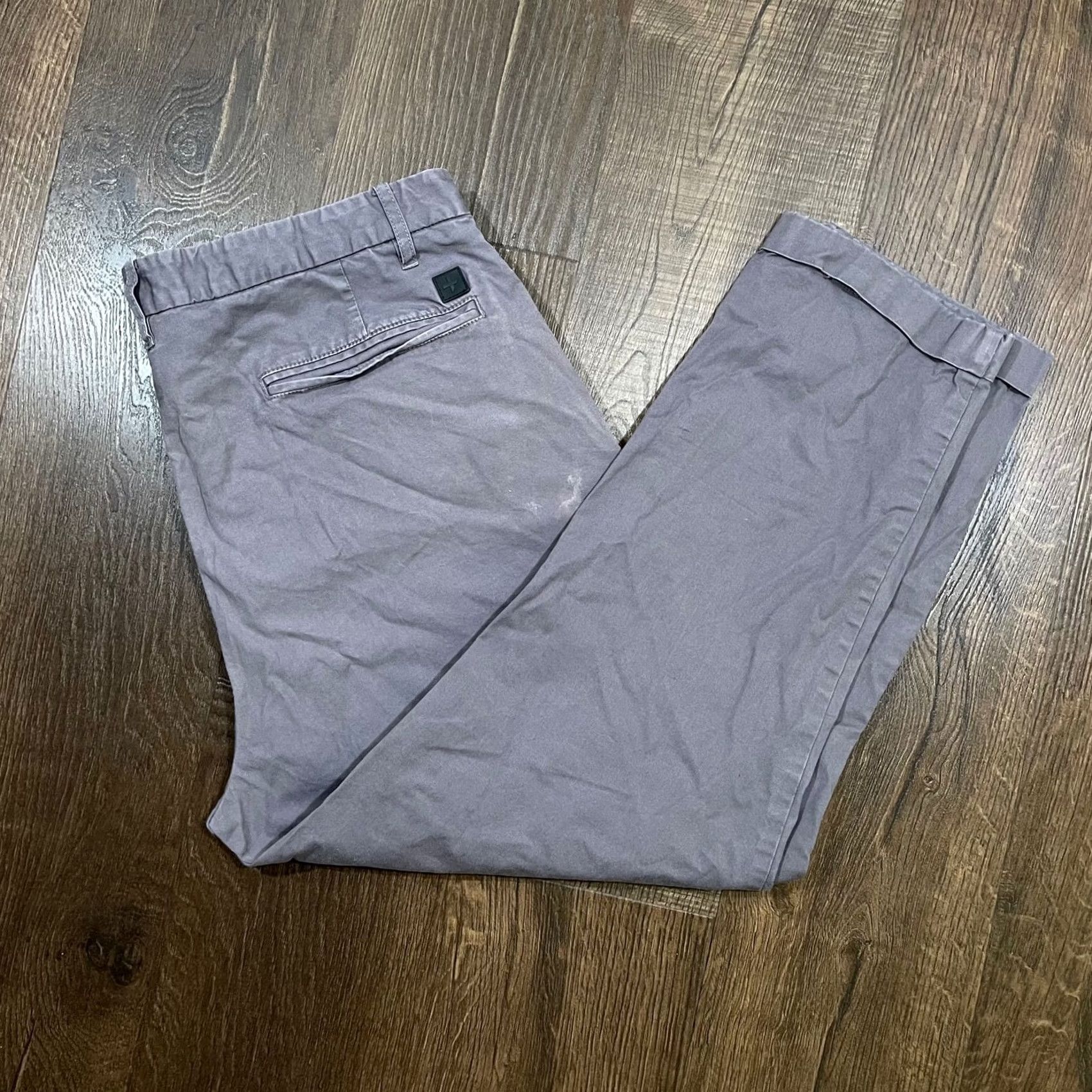 Tavik Tavik Pants Adult 36 x 24.5 Gray Chino Men Bottoms Slimming Straight Front Zip Pockets Casual Regular 36 in Inseam 24.5" Mens Size US 36 / EU 52 - 7 Thumbnail