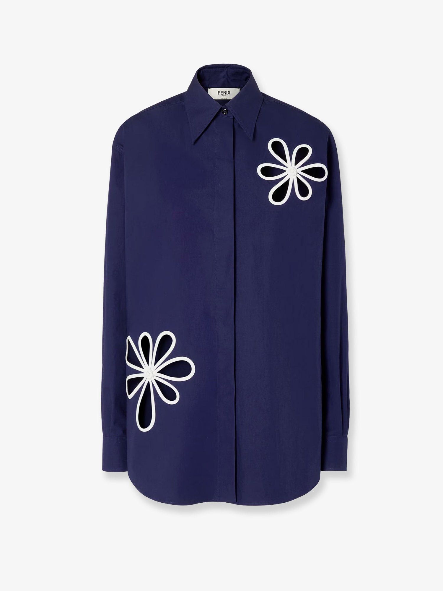 Fendi Cotton Popelin Shirt Size M / US 6-8 / IT 42-44 - 1 Thumbnail