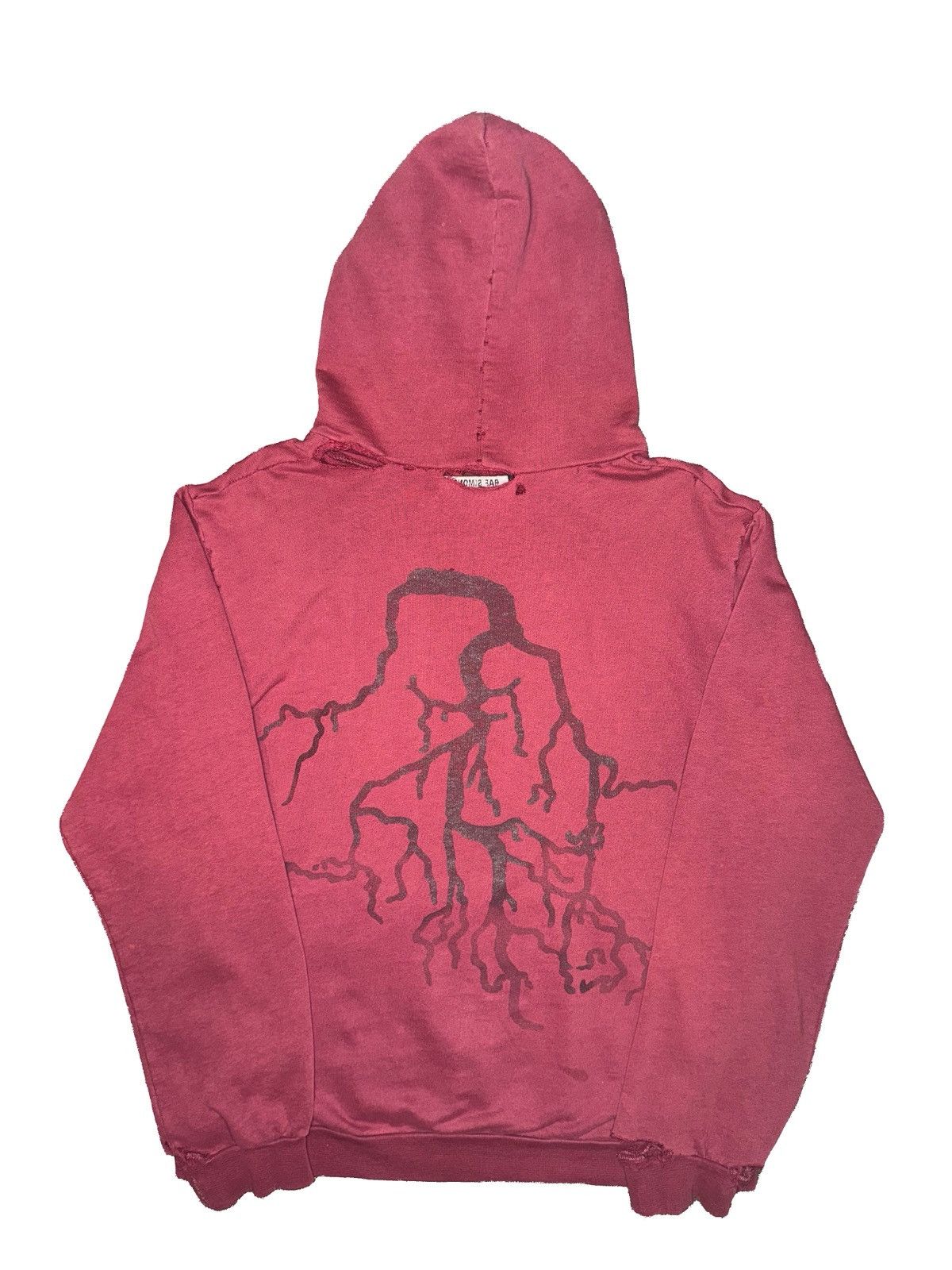 Raf Simons Raf Simons Virginia Creeper Red Roots Hoodie Size US L / EU 52-54 / 3 - 2 Thumbnail