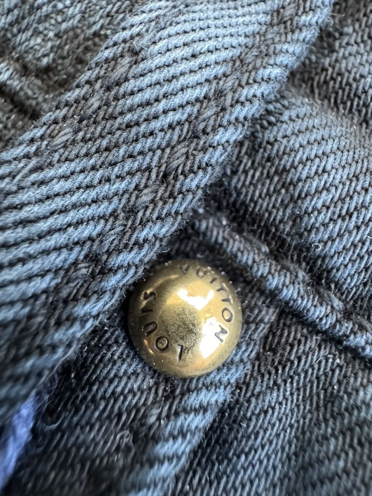 Louis Vuitton BLACK 3D DAMIER LV JEANS Size US 32 / EU 48 - 5 Thumbnail