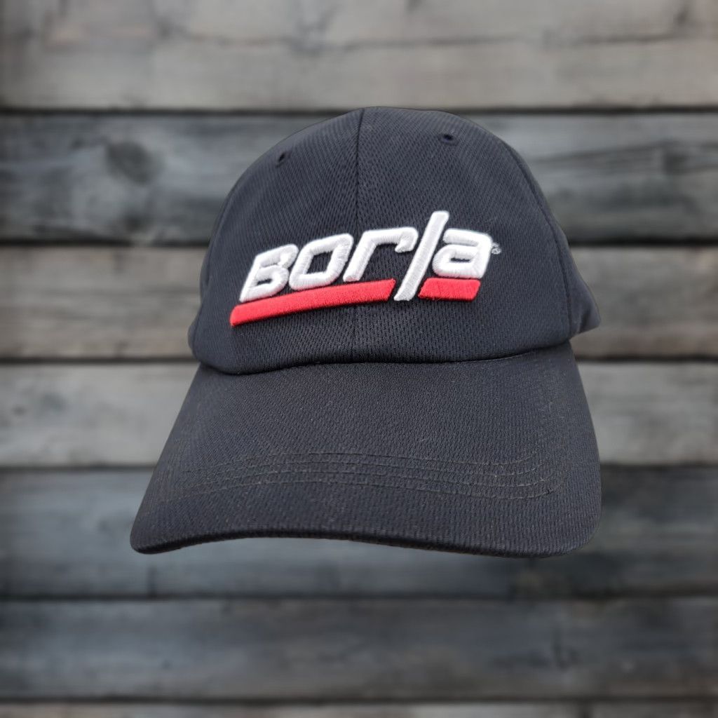 Vintage VINTAGE Borla Exhaust Hat Cap Baseball Cap Adjustable Strapback Men Black Polyester Logo Size ONE SIZE - 1 Thumbnail