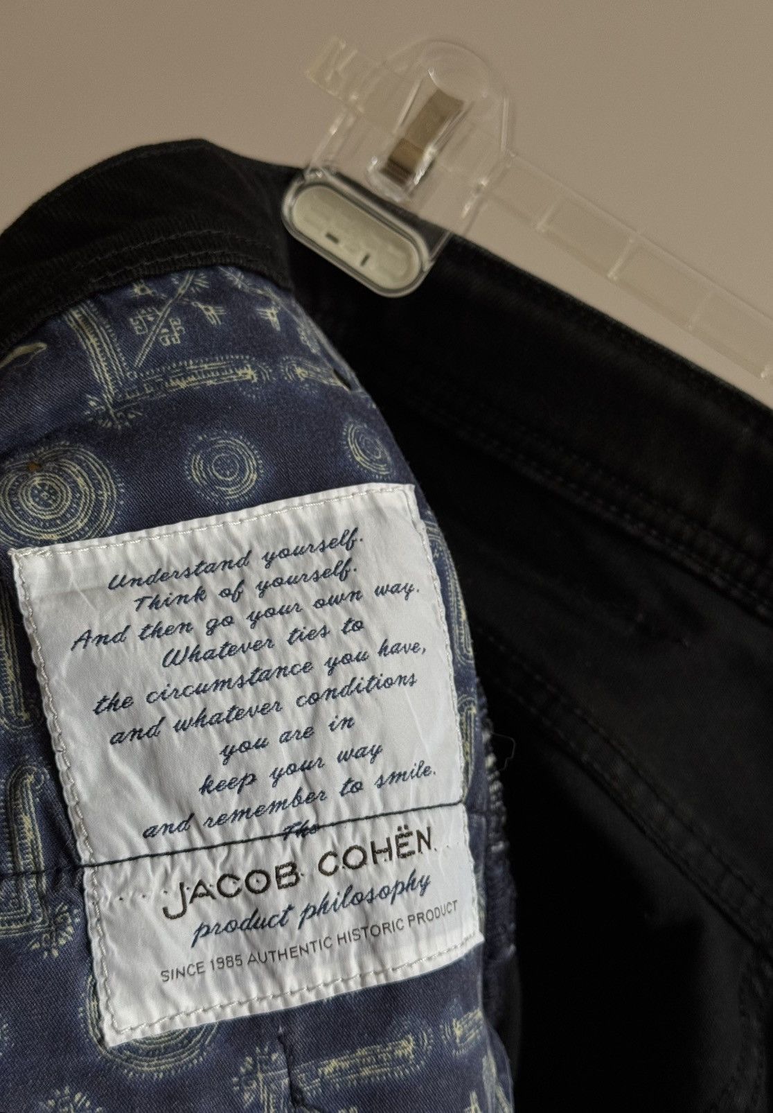Jacob Cohen Jacob Cohen Black Slim Fit Stretch Jeans Denim Pants 31-33 Size US 33 - 13 Thumbnail